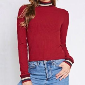 Red Turtleneck